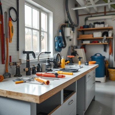 Plumbing tools and equipment