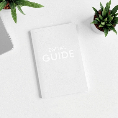 Digital guide or eBook mockup